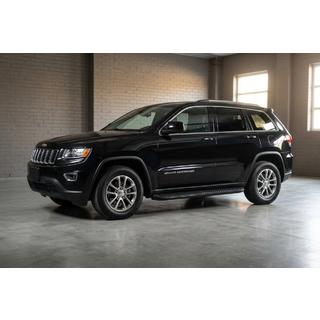 Боковые Подножки Tayga Black (2 шт., Алюминий) Jeep Grand Cherokee WK2 2010-2021 гг. фото 1