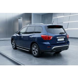 Боковые Подножки Fullmond (2 шт, Алюминий) Nissan Pathfinder R52 2012-2021 гг. фото 1