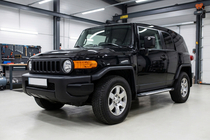 Toyota FJ Cruiser 2006-2022 гг. Боковые пороги Line (2 шт., алюминий) фото 1