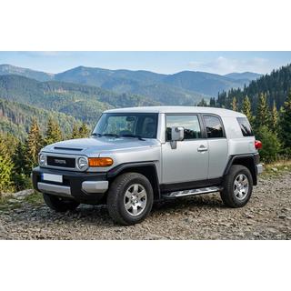 Боковые Подножки Sunrise (2 шт., алюминий) Toyota FJ Cruiser 2006-2022 гг. фото 1