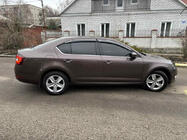 Skoda Octavia III A7 2013-2019 гг. Ветровики с хромированным молдингом LiftBack (4 шт, Niken) фото 4