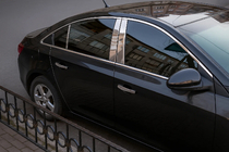 Накладки на стойки из нержавеющей стали (6 шт.) фото 1