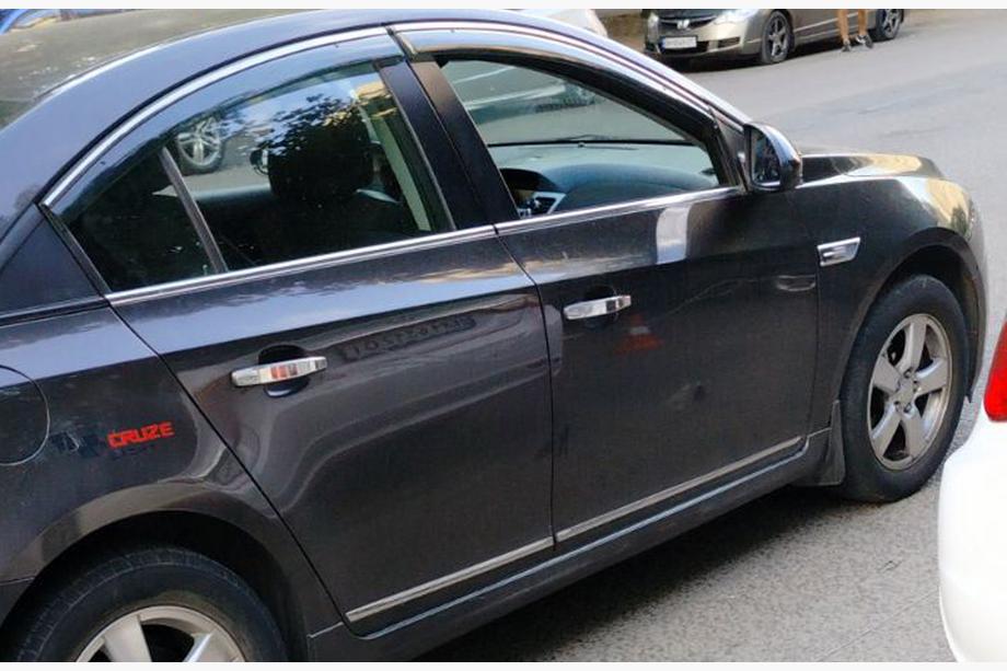 Chevrolet Cruze 2009–2015 гг. Хромированные Накладки на Дверные Молдинги (Нержавейка) Фото 3