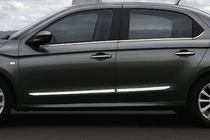 Fiat Albea 2002-2012 гг. Дверной молдинг нержавейка фото 1