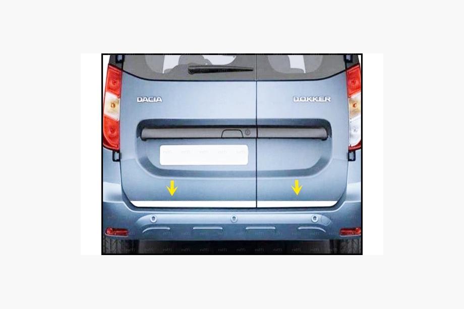 Renault Dokker 2013-2022 гг. Накладка на багажник нержавейка Image