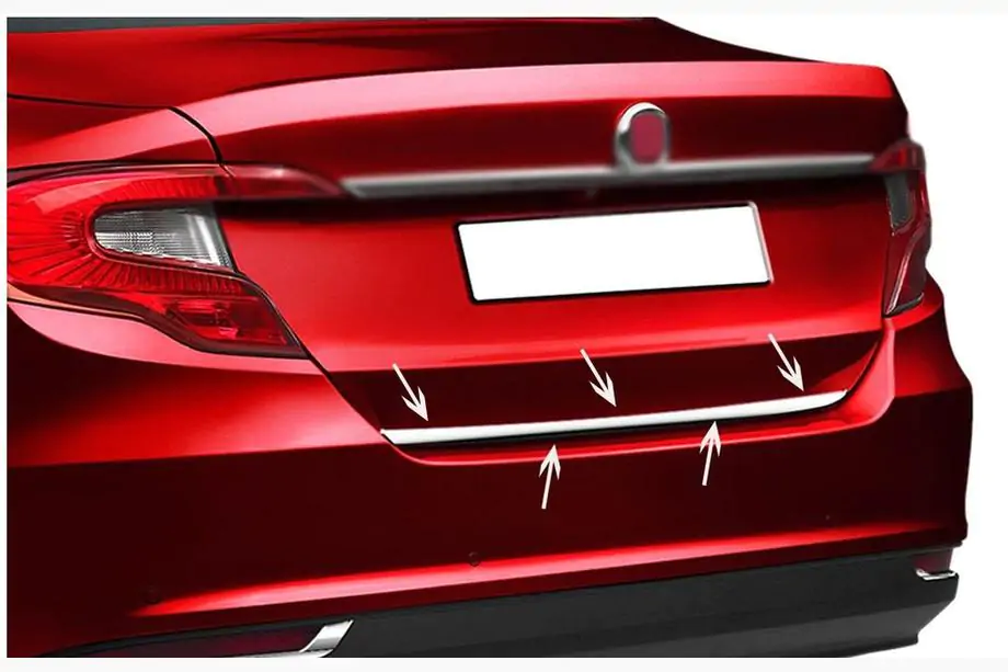 Fiat Tipo 2016- гг. Накладка на багажник нержавейка Image