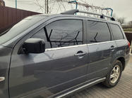 Mitsubishi Outlander 2001-2006 гг. Нижние молдинги окон нержавейка (6 шт) фото 1