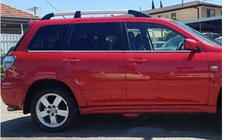 Mitsubishi Outlander 2001-2006 гг. Нижние молдинги окон нержавейка (6 шт) фото 6
