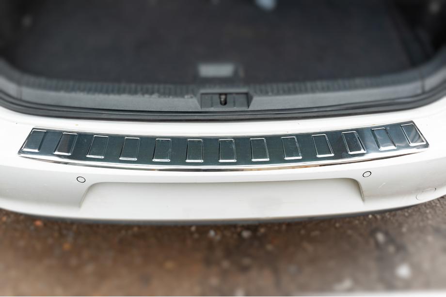 Volkswagen Golf 7/E-Golf 2012-2020 гг. Накладка на задний бампер Carmos нержавейка Хэтчбек Фото 3