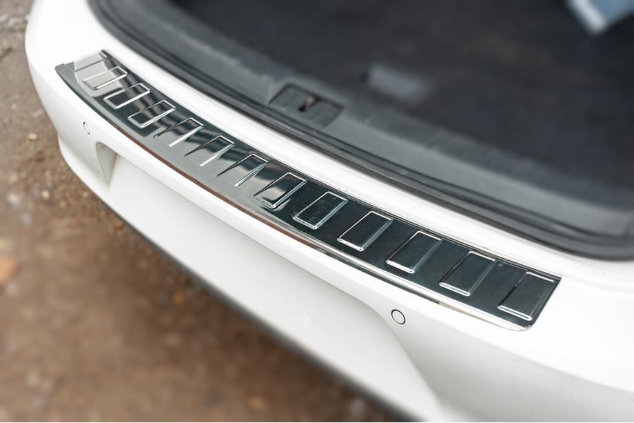Volkswagen Golf 7/E-Golf 2012-2020 гг. Накладка на задний бампер Carmos нержавейка Хэтчбек Фото 1