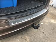 Volkswagen Sharan 2010-2023 гг. Накладка на задний бампер Carmos нержавейка фото 2