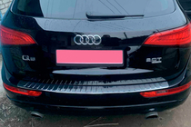 Audi Q5 2008-2017 гг. Накладка на задний бампер Carmos нержавейка фото 3