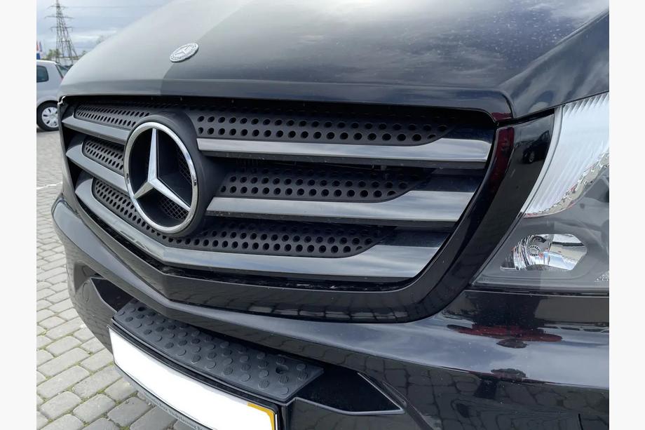 Mercedes Sprinter W906 2006–2018 гг. Накладки на решетку BlackChrome (2013↗, Нержавейка) Фото 4