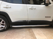 Jeep Renegade 2014- гг. Молдинги дверные Черный Хром (4 шт, нерж сталь) фото 4