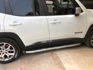 Jeep Renegade 2014- гг. Молдинги дверные Черный Хром (4 шт, нерж сталь) фото 1