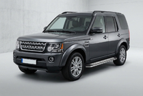 Land Rover Discovery IV 2009-2017 гг. Боковые Подножки Maydos V2 (2 шт., Алюминий и Нержавейка) фото 1