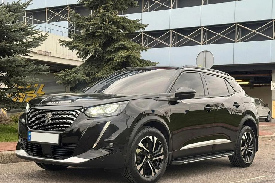 Peugeot 3008 2016-2023 гг. Боковые Подножки Bosphore Grey (2 шт., Алюминий) Фото 1