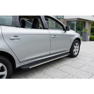 Боковые Подножки Maya V1 (2 шт., Алюминий) Volvo XC60 2009-2017 гг. фото 1