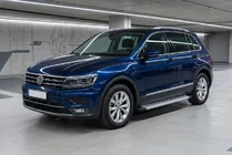 Volkswagen Tiguan 2016-2023 гг. Боковые Подножки Maya V2 (2 шт., Алюминий) фото 1