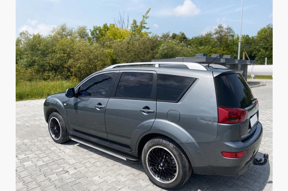 Peugeot 4007 2007-2013 гг. Боковые Подножки Maya V1 (2 шт., Алюминий) Image