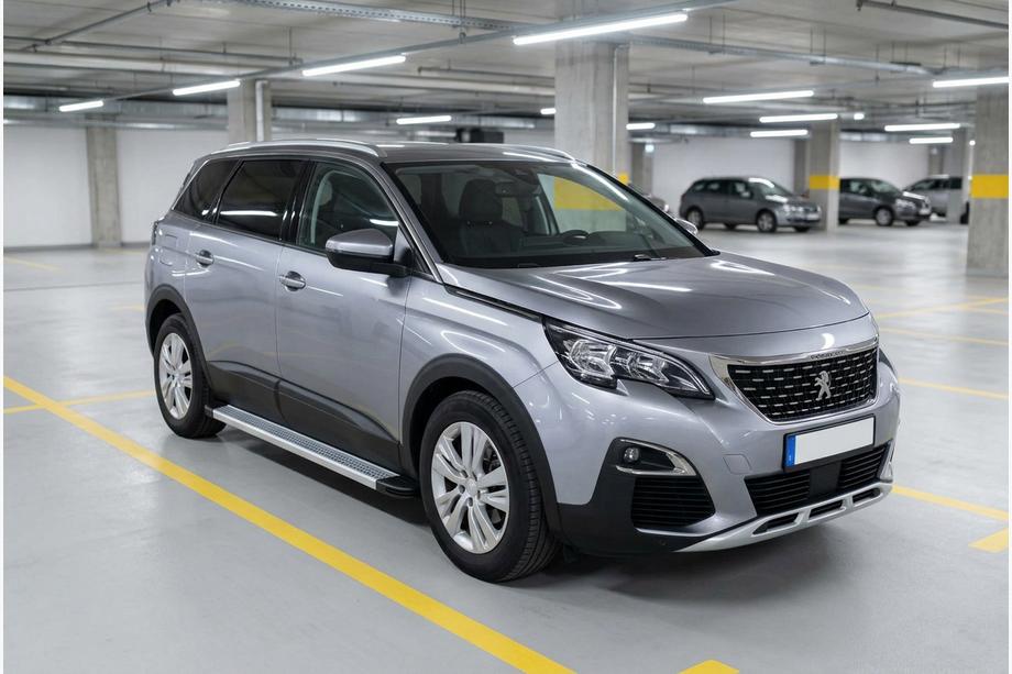 Peugeot 5008 2016-2023 гг. Боковые Подножки Maya V2 (2 шт., Алюминий) Image