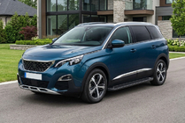 Peugeot 5008 2016-2023 гг. Боковые Подножки Allmond Black (2 шт., Алюминий) фото 1