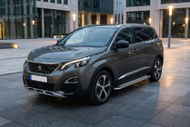 Peugeot 5008 2016-2023 гг. Боковые Подножки Maydos V2 (2 шт., Алюминий и Нержавейка) фото 1
