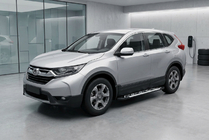 Honda CRV 2017-2022 гг. Боковые Подножки Sunrise (2 шт., Алюминий) фото 1