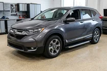 Honda CRV 2017-2022 гг. Боковые Подножки BlackLine (2 шт, Алюминий) фото 1