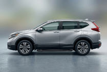 Honda CRV 2017-2022 гг. Боковые Подножки RedLine Black (2 шт., Алюминий) фото 1
