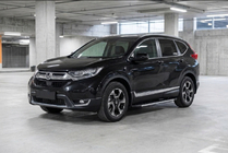 Honda CRV 2017-2022 гг. Боковые Подножки Duru (2 шт., Алюминий) фото 1