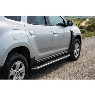 Боковые Подножки Maydos V1 (2 шт., Алюминий) Dacia Duster 2018-2024 гг. фото 1