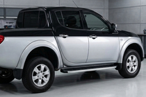 Fiat Fullback 2016- гг. Боковые Подножки Fullmond (2 шт., Алюминий) фото 1
