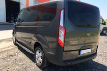 Ford Custom 2013-2022 гг. Боковые пороги Bosphorus Grey (2 шт., алюминий) фото 3
