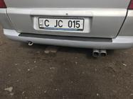 Mercedes Vito W638 1996-2003 гг. Накладка на задний бампер DDU-Мат (ABS) фото 6