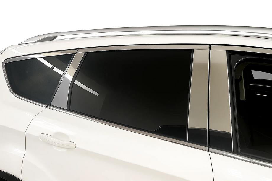 Ford Kuga 2008-2013 гг. Накладки на дверные стойки из нержавеющей стали Image