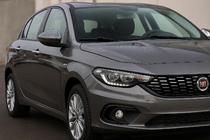Fiat Tipo 2016- гг. Накладки на Зеркала Черный Хром (2 шт., пластик) фото 1