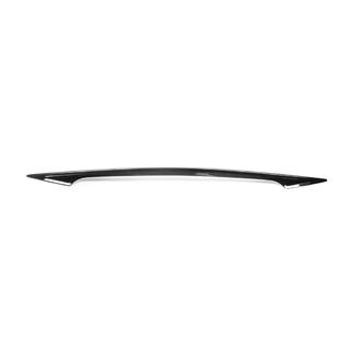 Накладка над номером Черный Хром (нерж) Nissan Qashqai 2014-2021 гг. фото 1