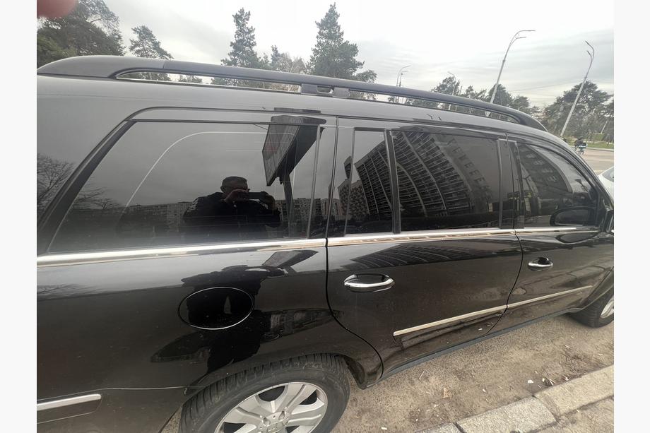 Mercedes GL class X164 2006-2012 гг. Нижние молдинги окон нержавейка (6 шт) Фото 11