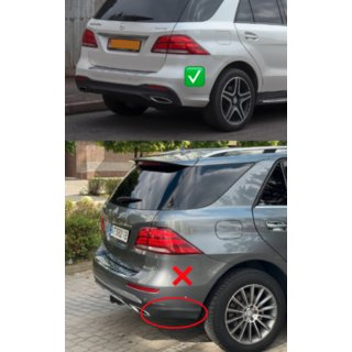 Комплект обвеса GLE63 AMG (с задним диффузором) Mercedes GLE/ML class W166 2011-2018 гг. фото 4