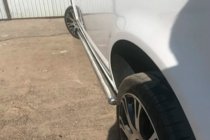 Volkswagen T6 2015-2024 гг. Боковые трубы (2 шт., нержавейка) фото 9