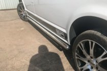 Volkswagen T6 2015-2024 гг. Боковые трубы (2 шт., нержавейка) фото 10