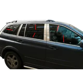 Полный комплект хромированных окантовок окон нержавейка SsangYong Kyron 2005-2014 гг.