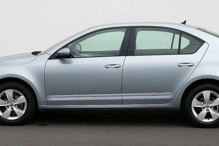 Skoda Octavia III A7 2013-2019 гг. Молдинги дверей (SD/SW, нержавейка) Image