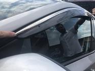 Skoda Rapid 2012-2019 гг. Ветровики с хромированным молдингом SD (4 шт, Niken) фото 3