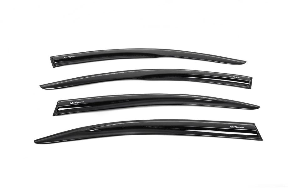 Skoda Octavia II A5 2010-2013 гг. Ветровики LiftBack (4 шт, MyRacing) Фото 1