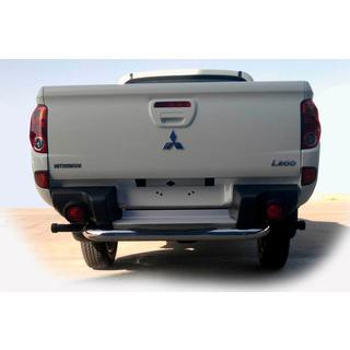 Задняя защита AK007 (нержавейка) Mitsubishi L200 2006-2015 гг. фото 1