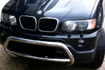 BMW X5 E53 1999–2006 гг. Кенгурятник WT015 (нержавейка) фото 1