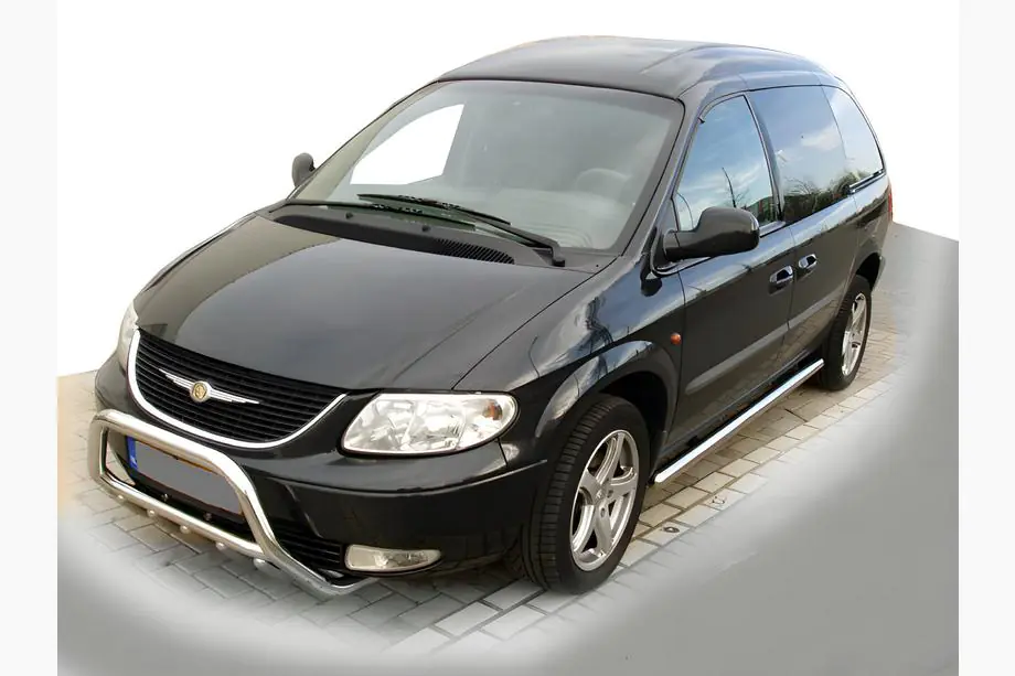 Chrysler Voyager 2001-2007 гг. Передняя дуга WT003 (нерж. сталь) Image