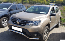 Renault Duster 2008–2017 гг. Передняя защита ST012 (нержавейка) фото 2
